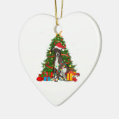 Whippet Santa kerstboom Light | Dog Xmas Keramisch Ornament (Links)