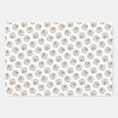 Whippet Schilderij Brindle White Originele Hond Ar Inpakpapier Vel (Voorkant 2)