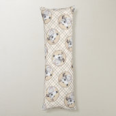 Whippet Schilderij Brindle White Originele Hond Ar Lichaamskussen (Achterkant (Verticaal))