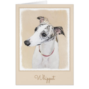Whippet-schildering - Kute Original Dog Art
