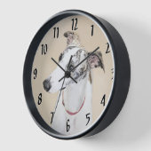 Whippet-schildering - Kute Original Dog Art (Hoek)