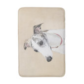 Whippet-schildering - Kute Original Dog Art Badmat (Voorkant Verticaal)