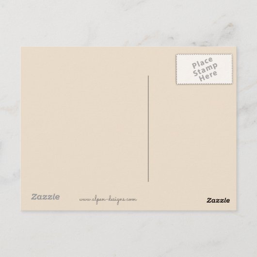 Whippet-schildering - Kute Original Dog Art Briefkaart (Achterkant)