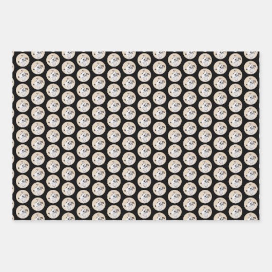 Whippet-schildering - Kute Original Dog Art Inpakpapier Vel (Voorkant 3)