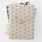 Whippet-schildering - Kute Original Dog Art Inpakpapier Vel (In situ)