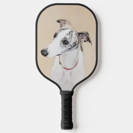 Whippet-schildering - Kute Original Dog Art Pickleball Paddle (Voorkant)