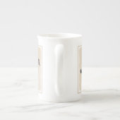 Whippet-schildering - Kute Original Dog Art Porselein Kop (Achterkant)