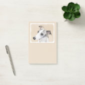 Whippet-schildering - Kute Original Dog Art Post-it® Notes (Kantoor)