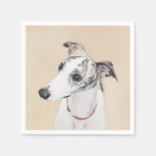 Whippet-schildering - Kute Original Dog Art Servet