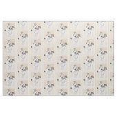 Whippet-schildering - Kute Original Dog Art Stof (Fat Quarter)