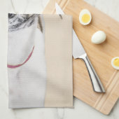 Whippet-schildering - Kute Original Dog Art Theedoek (Quarter Fold)