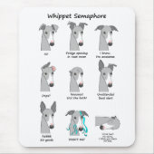 Whippet Semaphore Muismat (Voorkant)