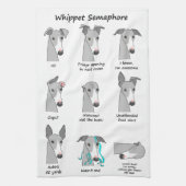 Whippet Semaphore Theedoek (Verticaal)