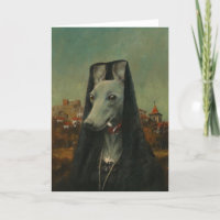 Whippet Senorita Greetings Kaart