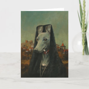 Whippet Senorita Greetings Kaart