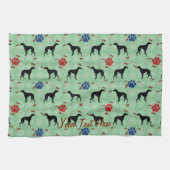 Whippet Shadow Theedoek (Horizontaal)