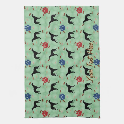 Whippet Shadow Theedoek (Verticaal)