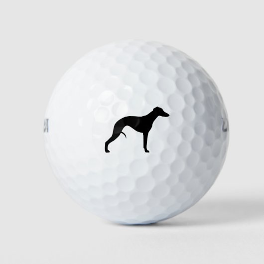 Whippet Silhouette Golfballen (Voorkant)