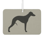 Whippet Silhouette Luchtverfrisser (Voorkant)