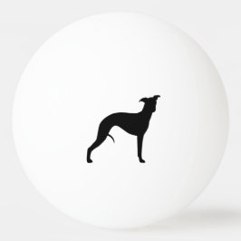 Whippet Silhouette Pingpongbal