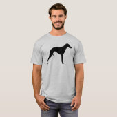 Whippet Silhouette T-shirt (Voorkant volledig)