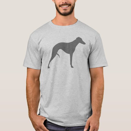 Whippet Silhouette T-shirt (Voorkant)