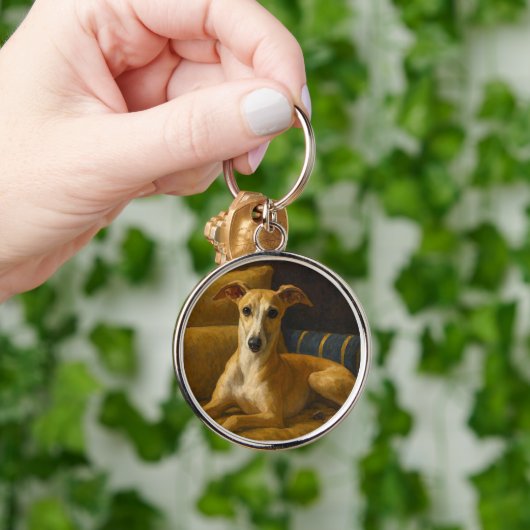 Whippet Sleutelhanger (Hand)