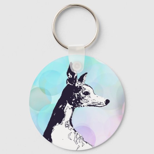 Whippet-Sleutelhanger Sleutelhanger (Voorkant)
