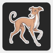Whippet Sticker (Voorkant)