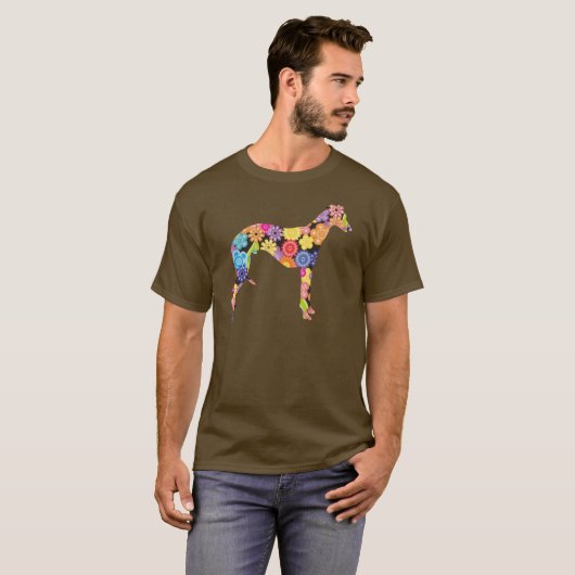 Whippet T-shirt (Voorkant volledig)