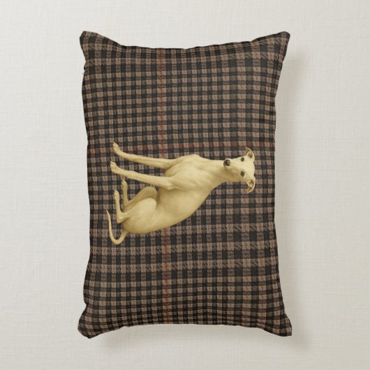 Whippet tartan / plaid / tweed accdent cushion accent kussen (Voorkant(Verticaal))