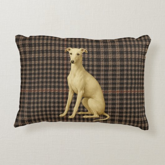 Whippet tartan / plaid / tweed accdent cushion accent kussen (Achterkant)