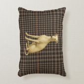 Whippet tartan / plaid / tweed accentkussen accent kussen (Voorkant(Verticaal))