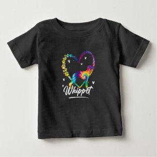 Whippet Tie Dye Rainbow Hondenliefhebber Gift T-Sh