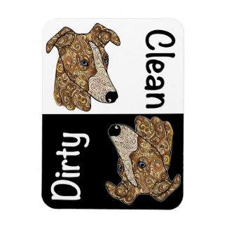 Whippet Vaatwasser Magnet Magneet