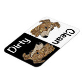 Whippet Vaatwasser Magnet Magneet (Linkerzijde)