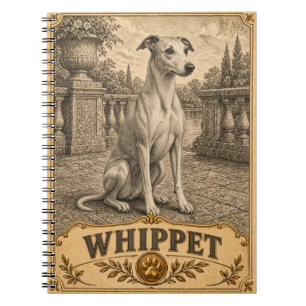 Whippet, Vintage Heritage Hond Notitieboek
