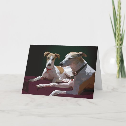 whippet vrienden kaart (Voorkant)