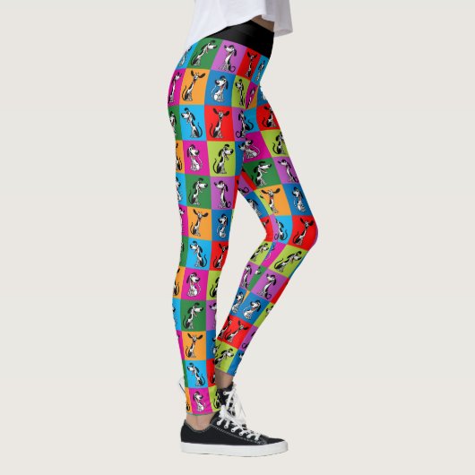 Whippet Whimsy Cozy Leggings (Rechts)