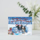 Whippetbonenkaart Briefkaart (Staand voorkant)