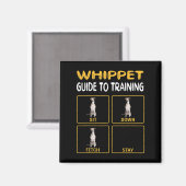 whippetgids voor het trainen van gehoorzaamheid bi magneet (Voorkant / Achterkant)