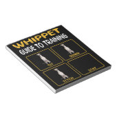 whippetgids voor het trainen van gehoorzaamheid bi notitieblok (Schuin)