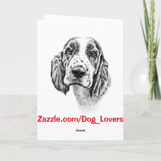 Whippethond Feestdagen Kaart (Achterkant)