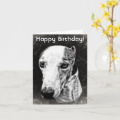 Whippethond Kaart (Gele Bloem)