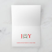 Whippets blaffen van vreugde feestdagen kaart (Binnen)