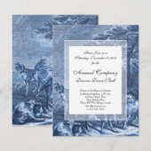 Whippets en jachthonden blauw Frans toilet Kaart (Voorkant / Achterkant)