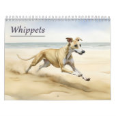 Whippets Kalender, elk jaar Kalender (Hoes)