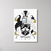 Whipple Family Crest Canvas Afdruk (Voorkant)