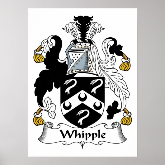 Whipple Family Crest Poster (Voorkant)