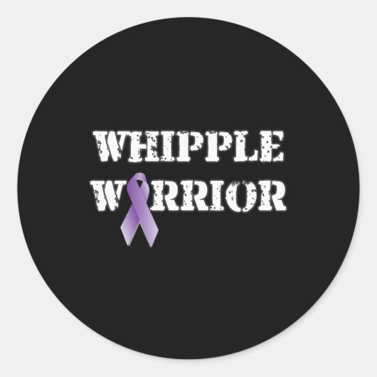Whipple Warrior Mijn Battle Scars Vertel een verha Ronde Sticker (Voorkant)